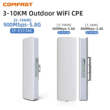 COMFAST 300-900M 2.4/5.8G Wireless AP Bridge Access Point WIFI Long Range Outdoor WIFI CPE WIFI Antenna Repeater Nanostation Amp